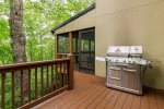 Deck accessible from Dining Room with Propane Grill